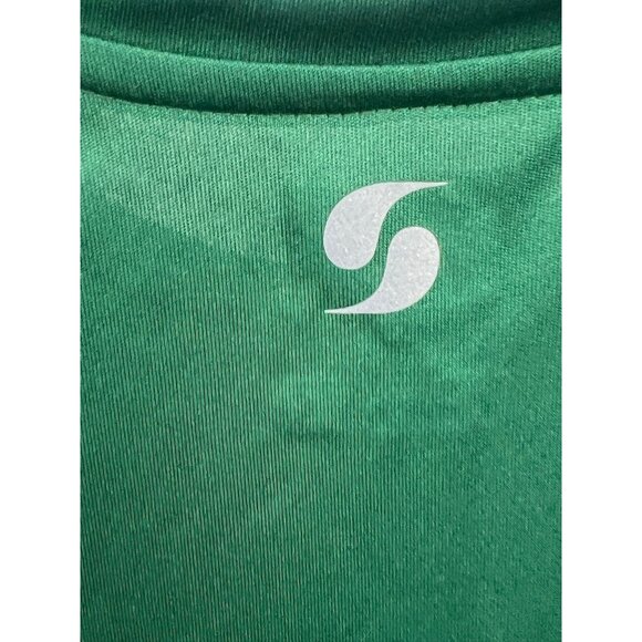 Soffe Mens Green Athletic Short Sleeve Tee Shirt Size M Performance Athleisure - Picture 3 of 7